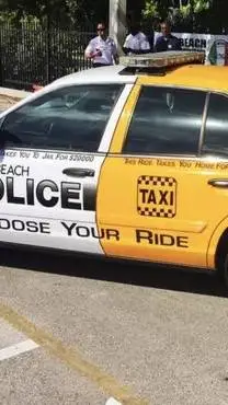 ai character: police taxi background