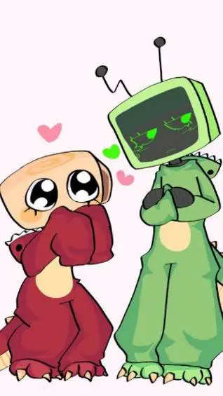 ai character: 🧡Shelly x Vee💚 background