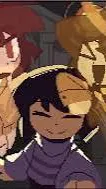 ai character: CLVR, CHRA, FRISK background