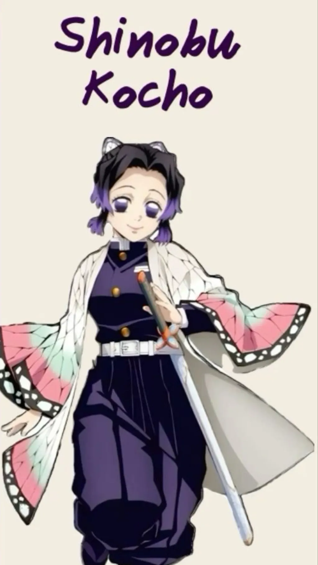 ai character: Shinobu Koch background