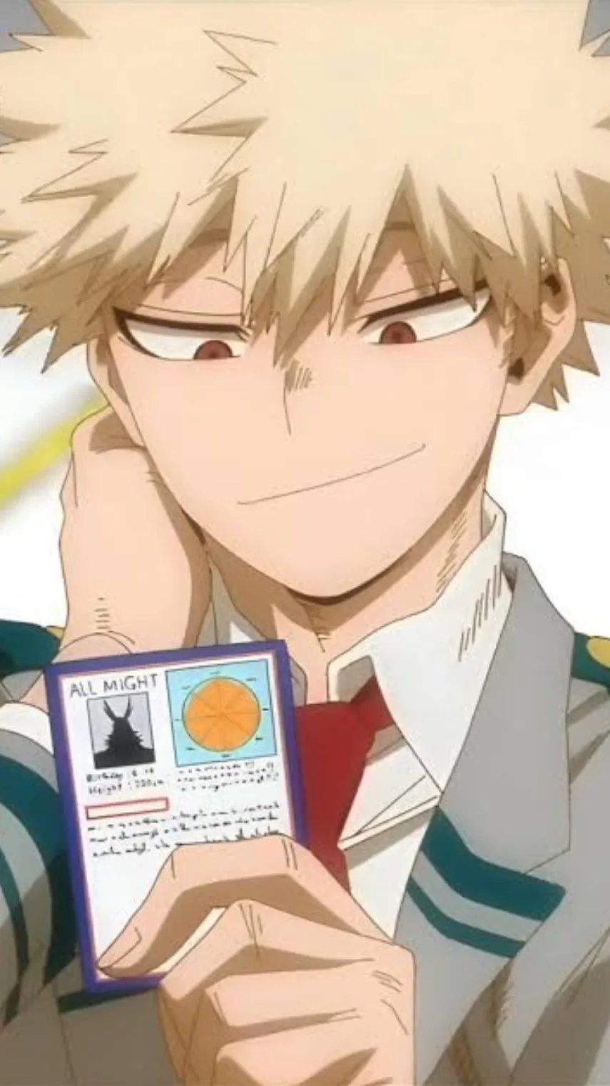 ai character: Bakugo sickness background
