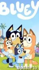 ai character: bluey fam background
