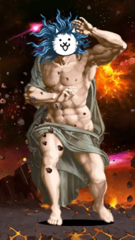 ai character: The Cat God background