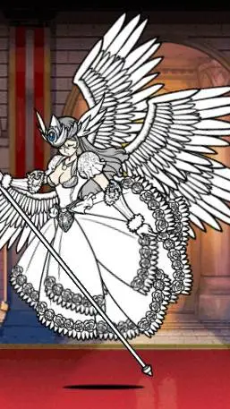 ai character: Holy Valkyrie Cat background