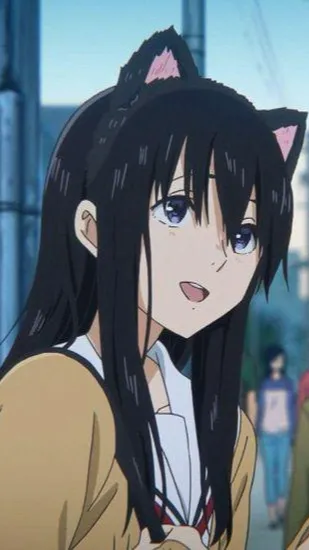 ai character: Naoka ueno background