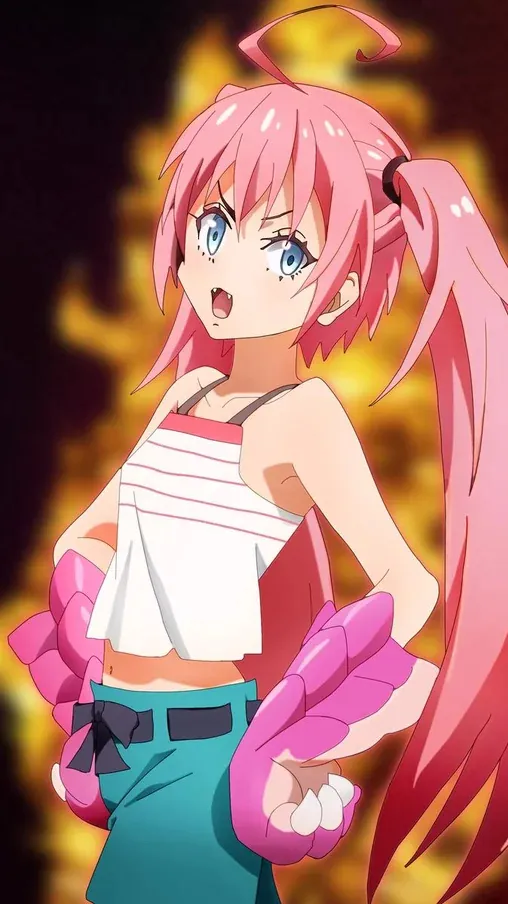 ai character: milim nava background