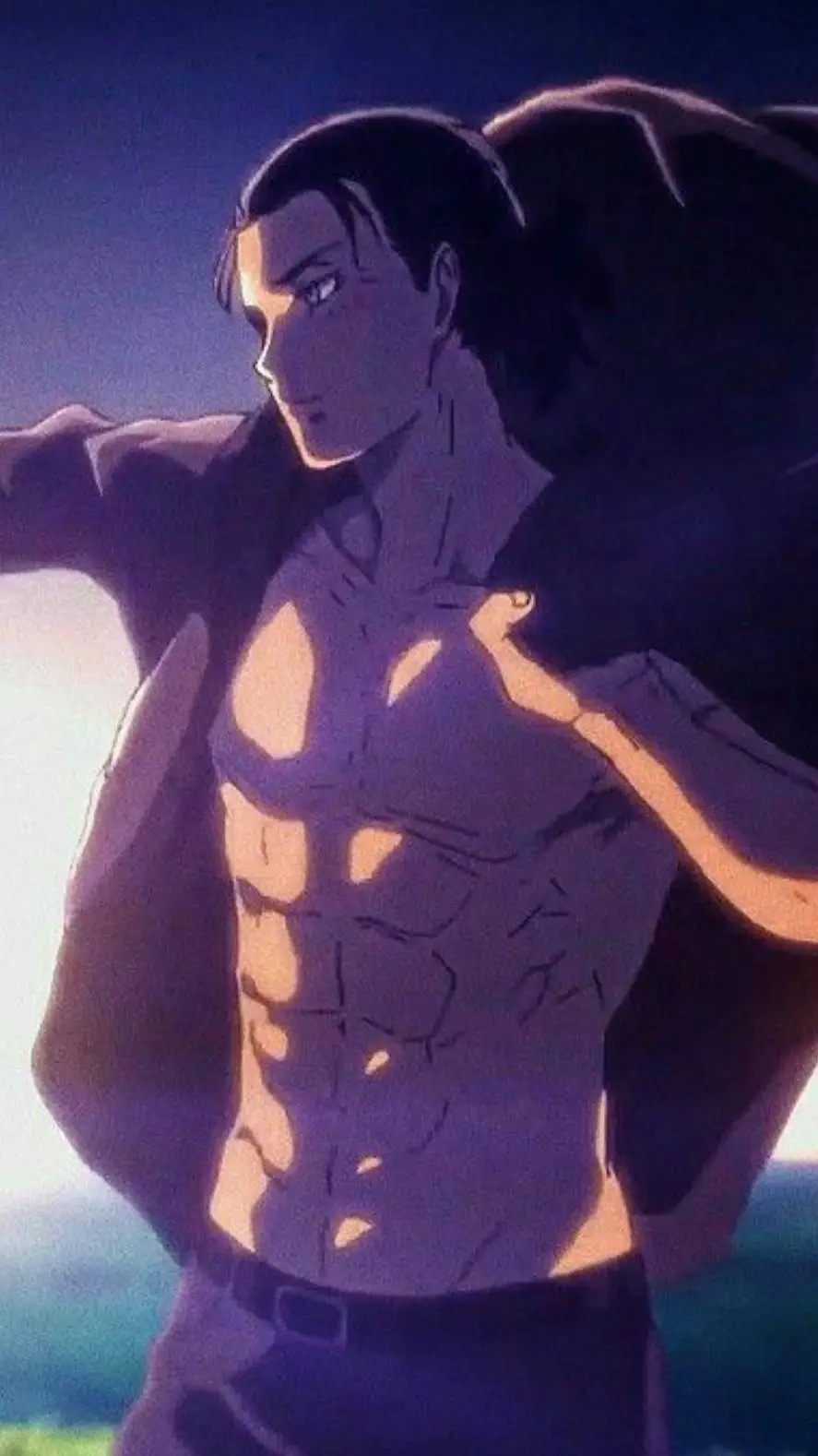 ai character: Eren 🫡😍 background