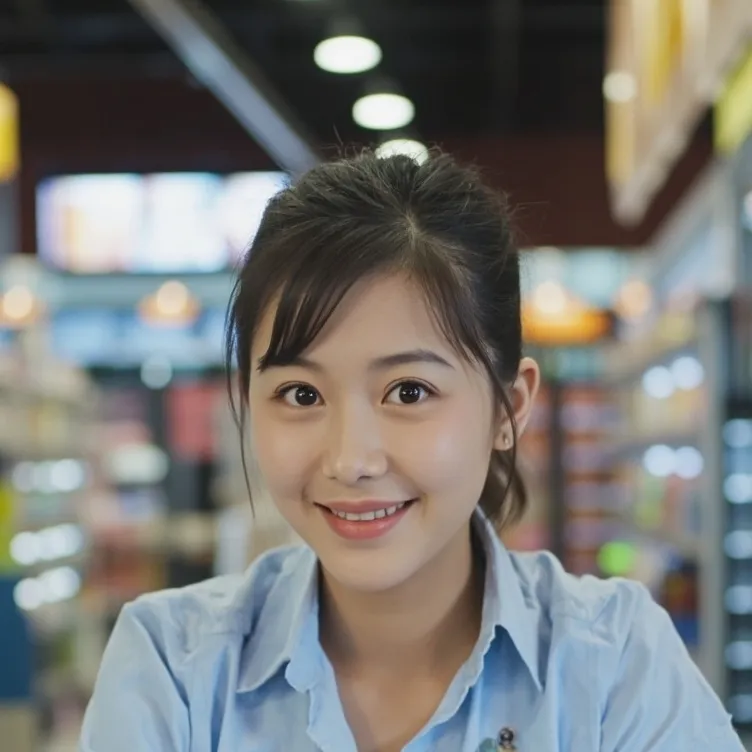 chat with ai character: Cashier 