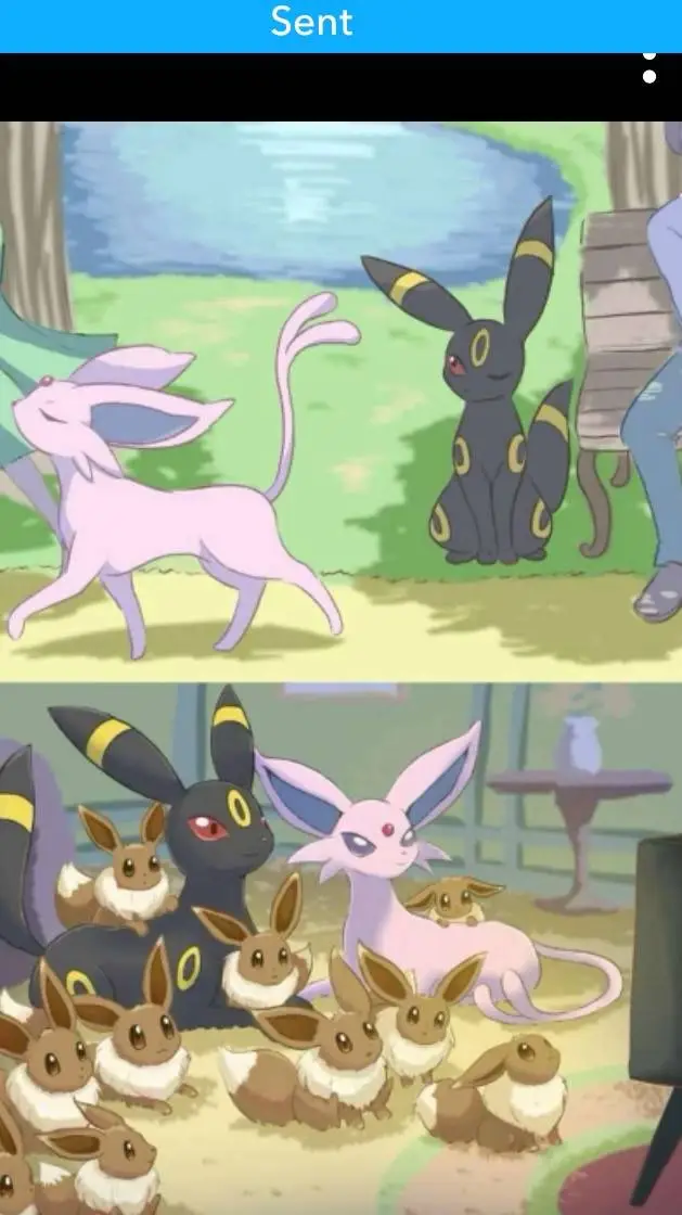 ai character: evil eevee sibs background