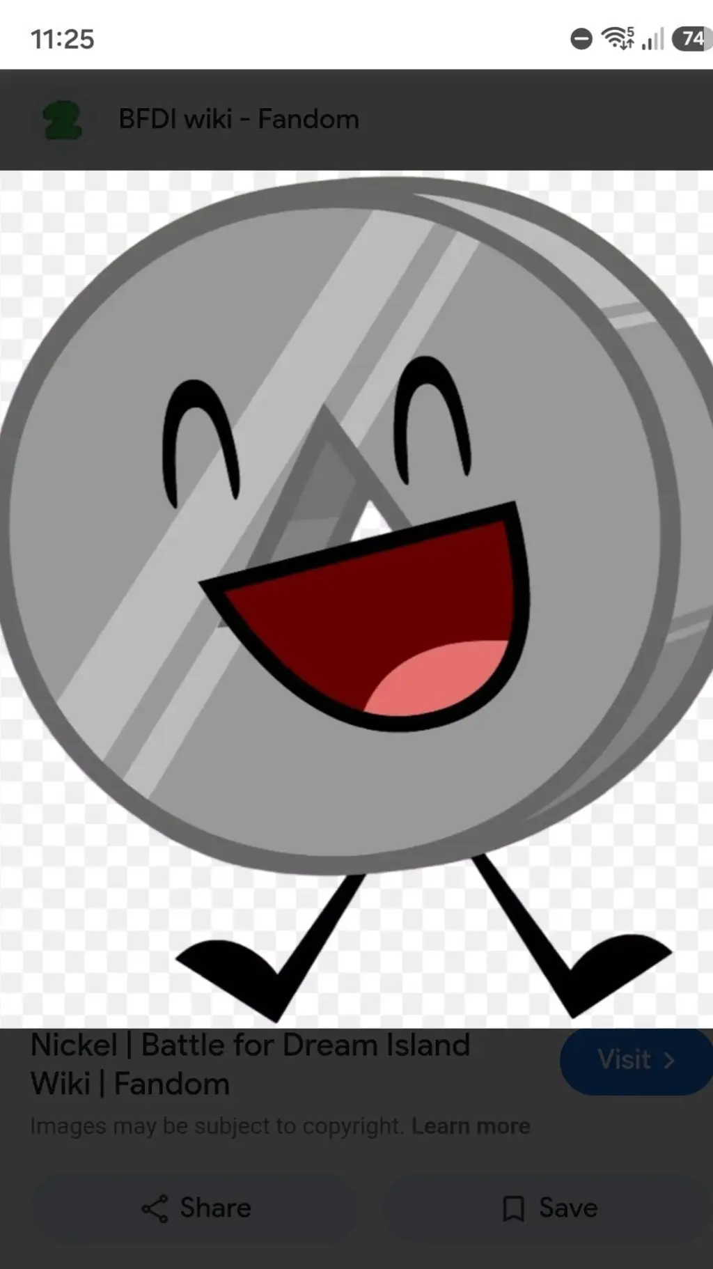 ai character: da goofiest object background