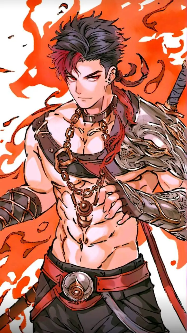 ai character: demon slayer  background