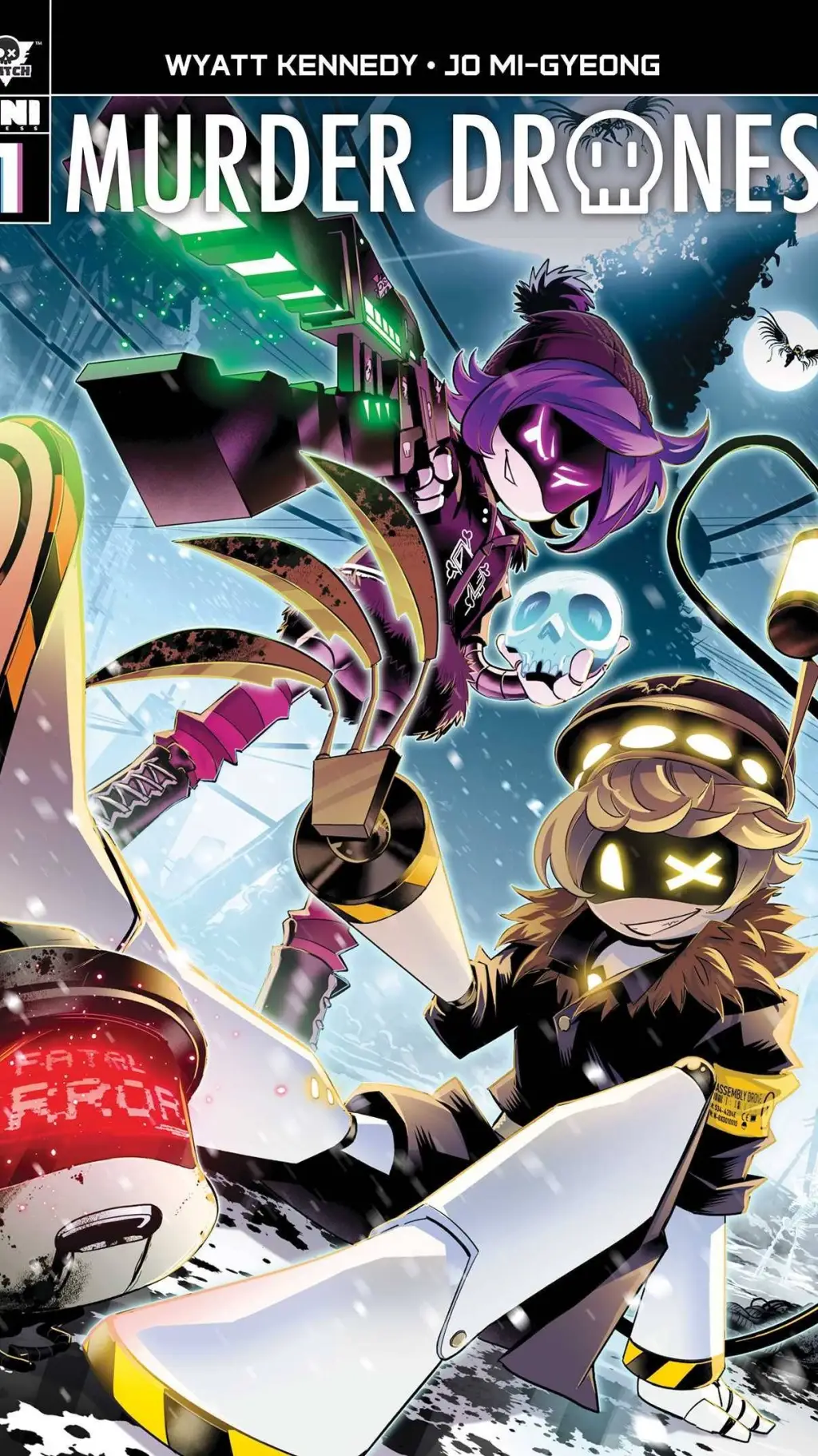 ai character: murder drones!  background