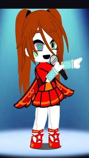 ai character: Circus baby  background