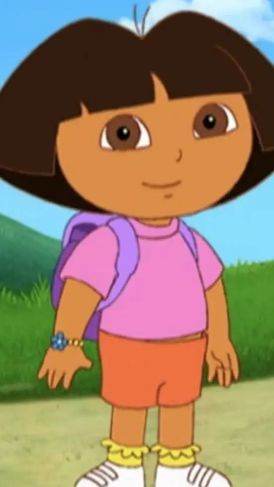 ai character: dora:D background