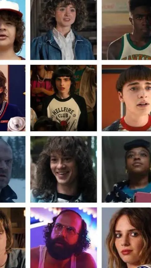 ai character: stranger thing's  background