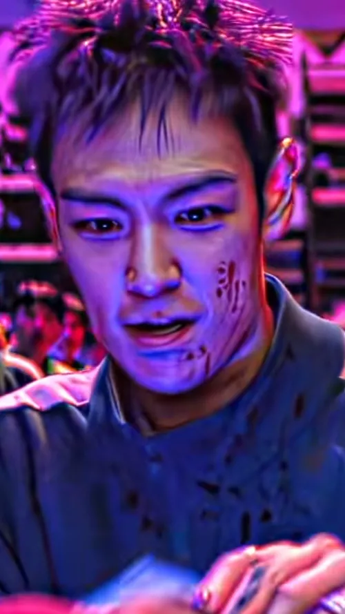 ai character: Thanos sleepover background