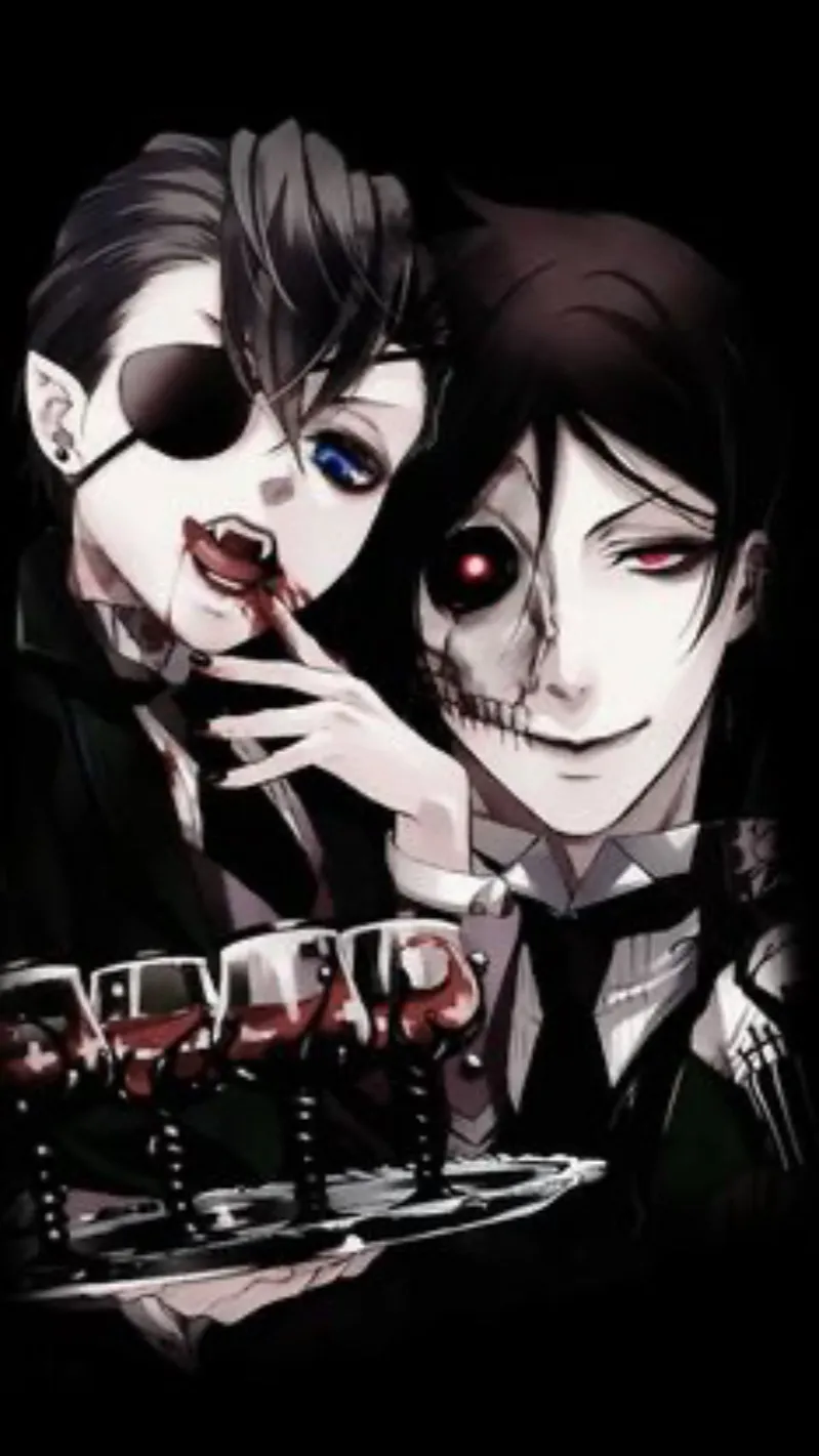 ai character: Blackbutlerxmyworm background