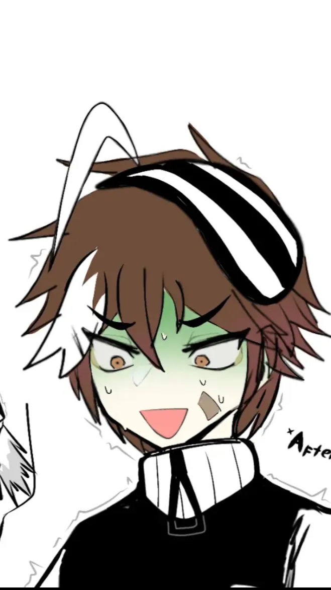 ai character: Neon background
