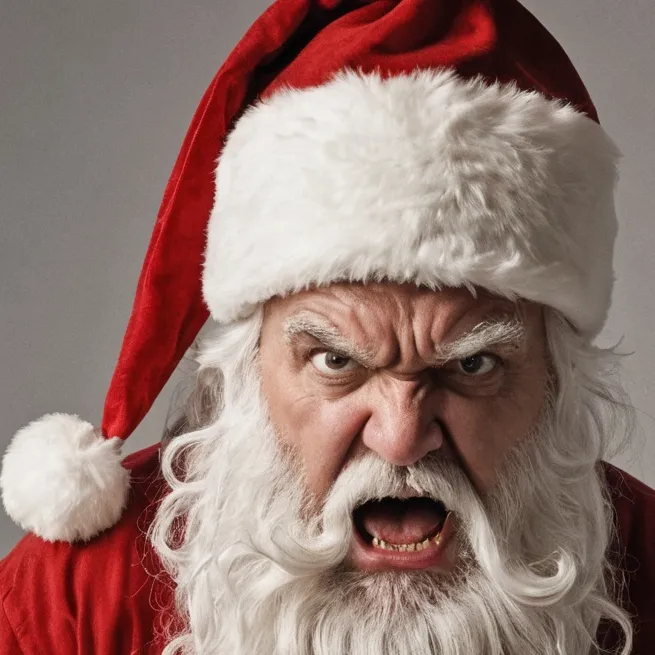 chat with ai character: pycho santa