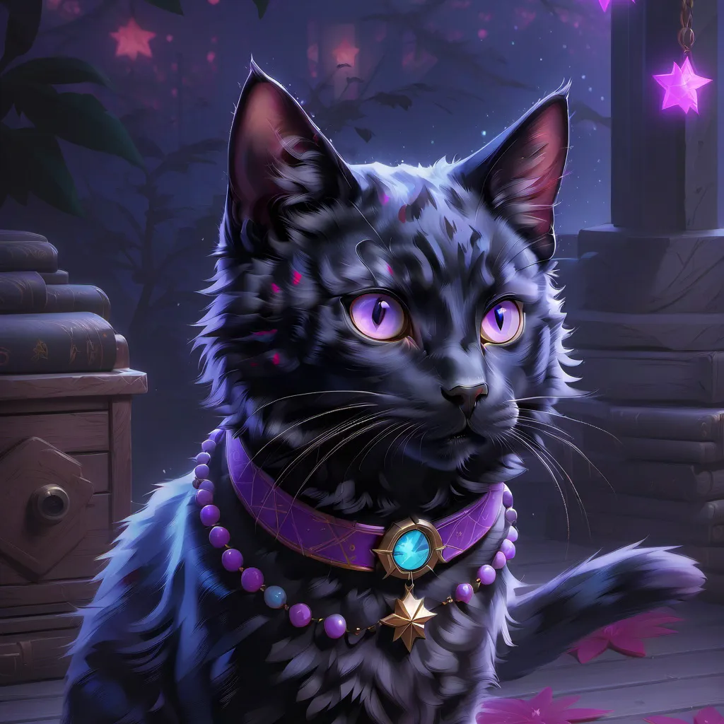 chat with ai character: Magical cat!