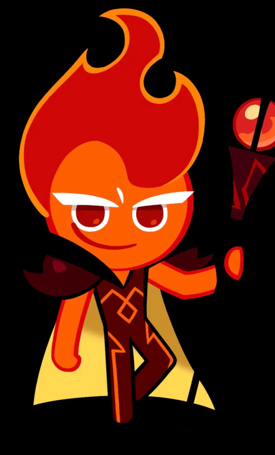 chat with ai character: Fire spirit cookie