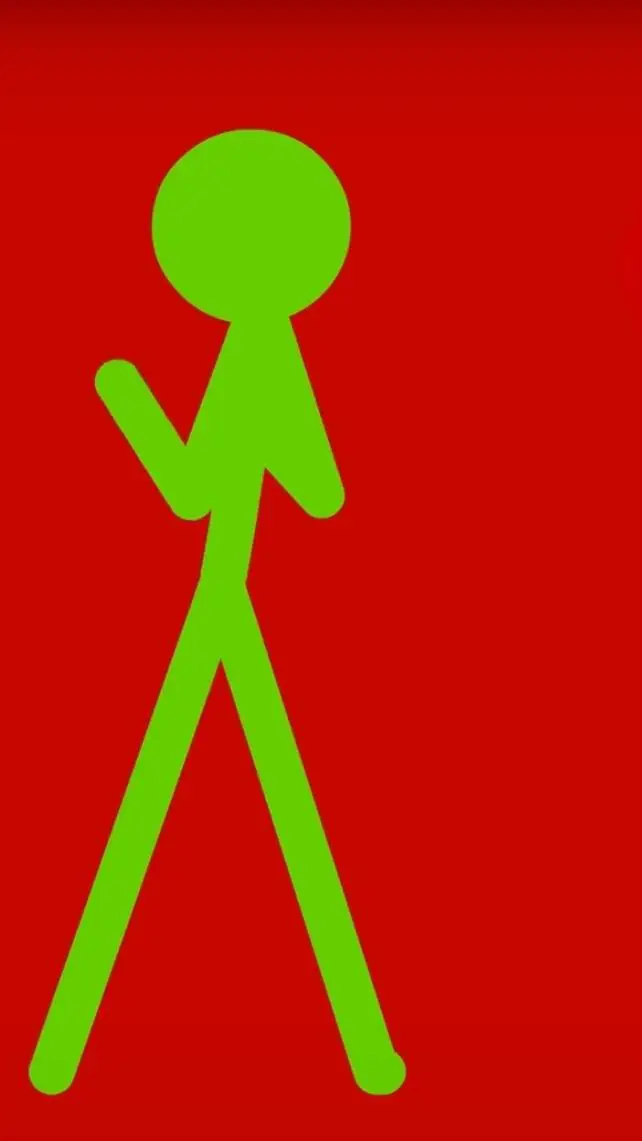ai character: Alan becker green background