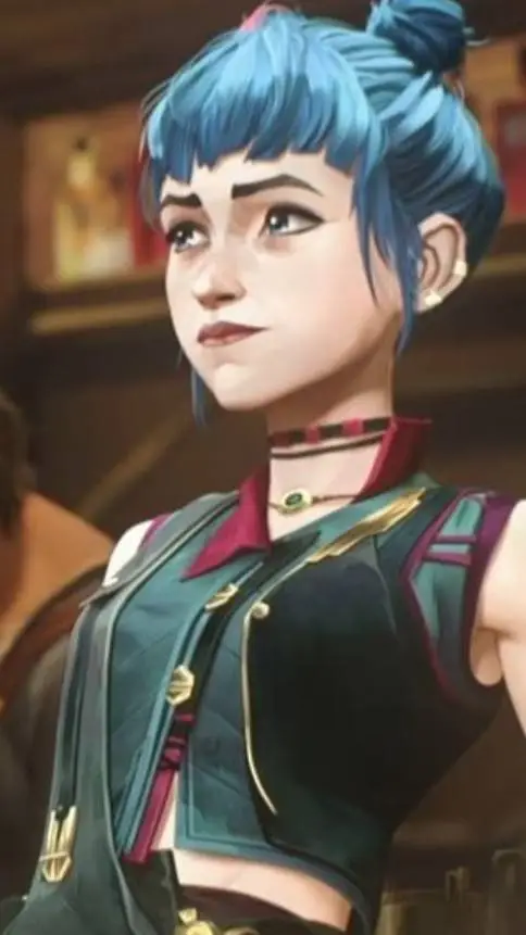 ai character: powder background