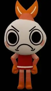 ai character: Shrimpo background