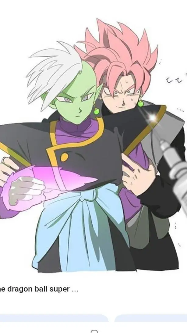 ai character: Black y zamasu  background