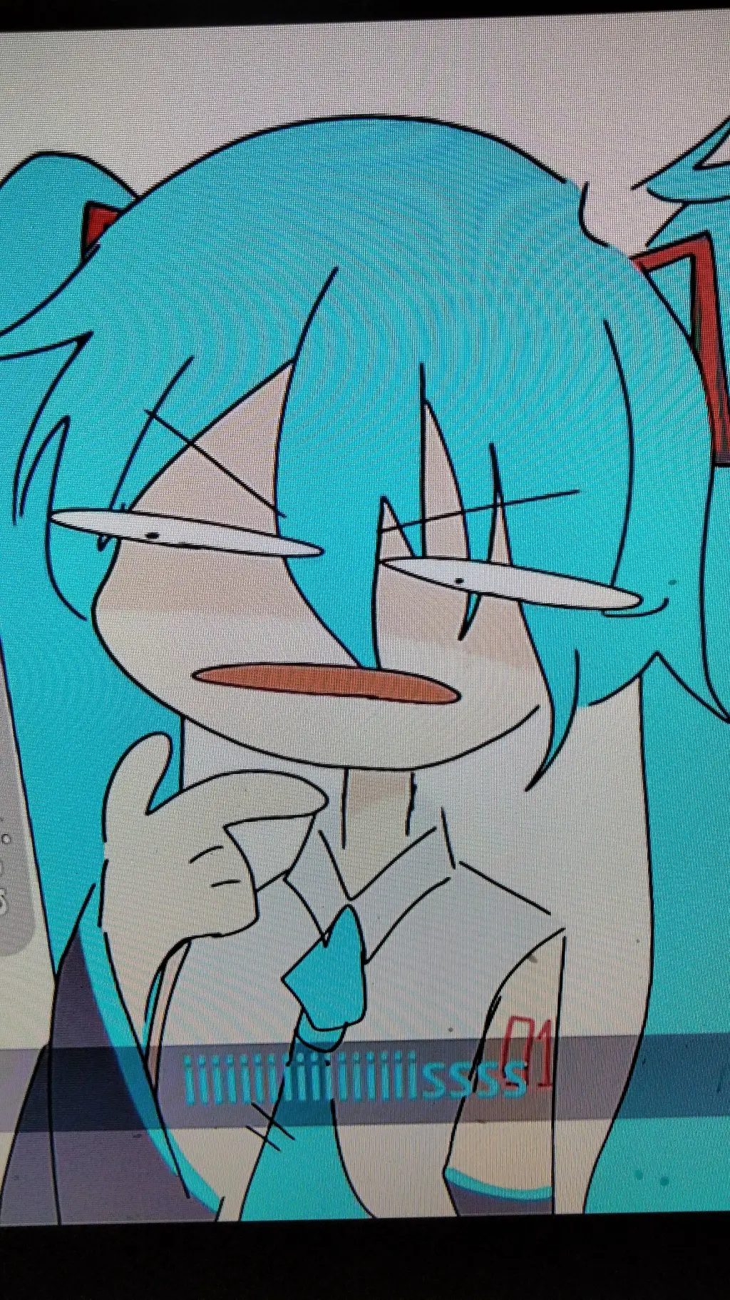 ai character: Miku  background
