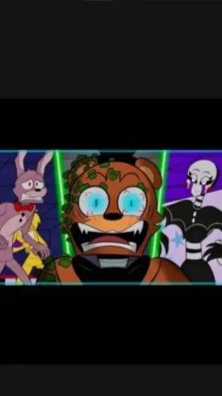 ai character: twisted Freddy  background