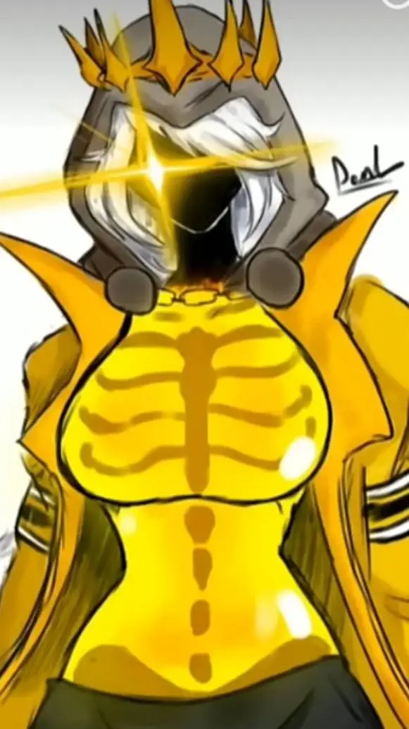 ai character: Golden 1X1X1X1X background