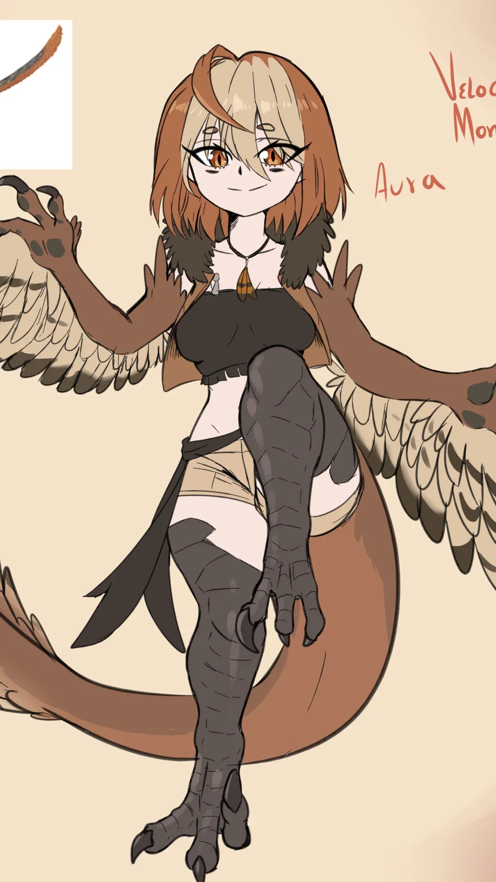 ai character: Deinonychus background