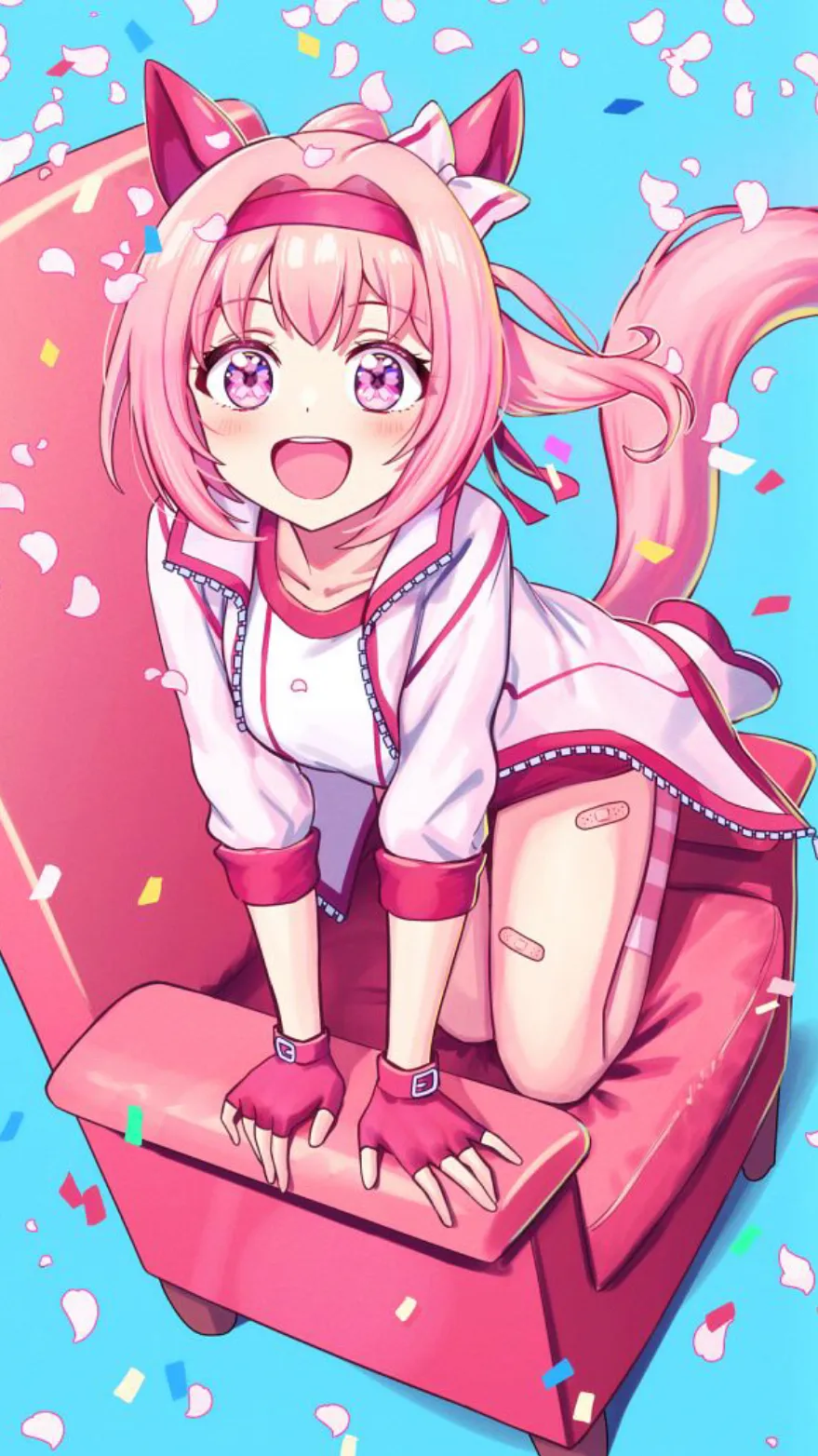 ai character: Haru Urara  background