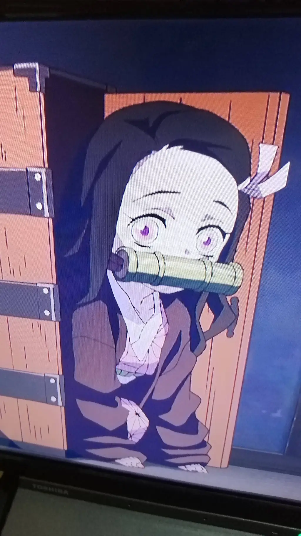 ai character: nezuko background