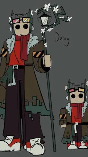 ai character: Deivydoestutorials background