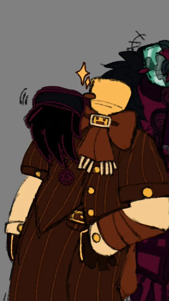 ai character: Cassette background