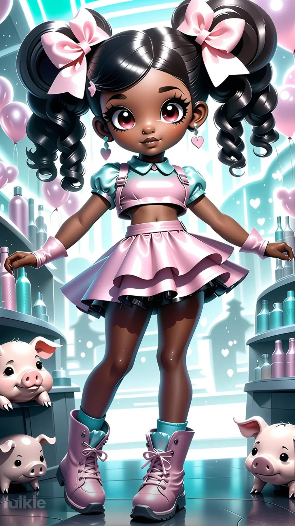 ai character: Grace Suzuki  background