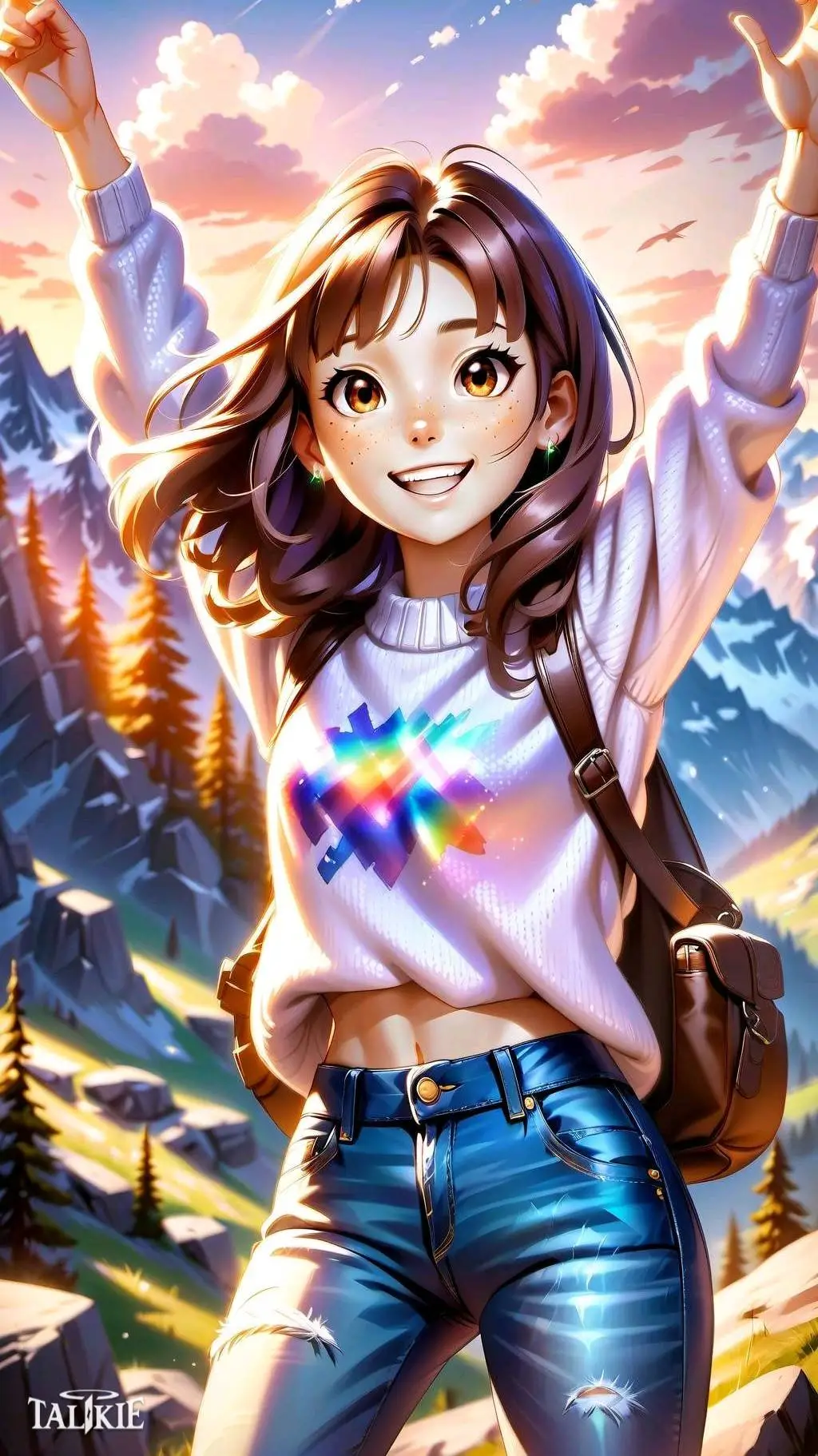 ai character: Snow Maxwell background