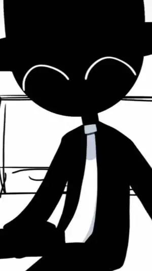 ai character: Black 🖤 background