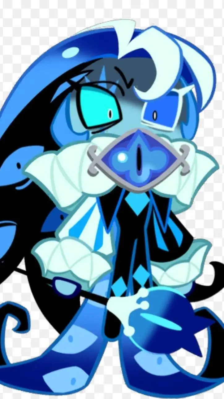 ai character: Shadow milk cookie background