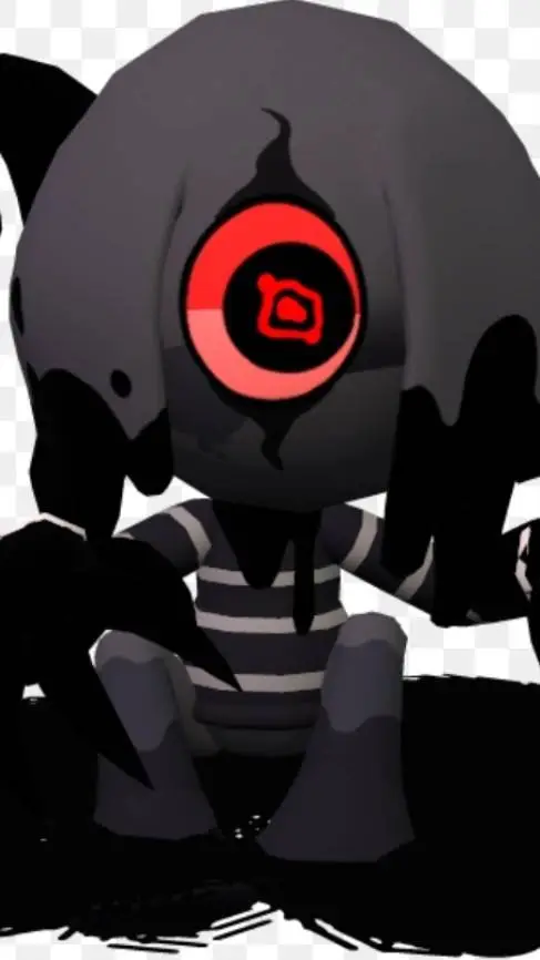 ai character: Twisted blot background