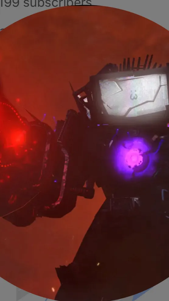 ai character: Titan tv man  background