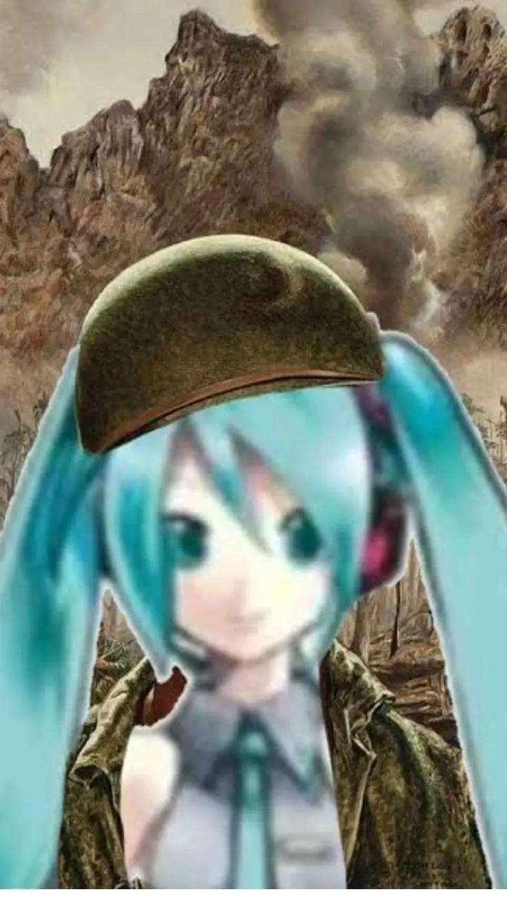 ai character: traumatized miku background