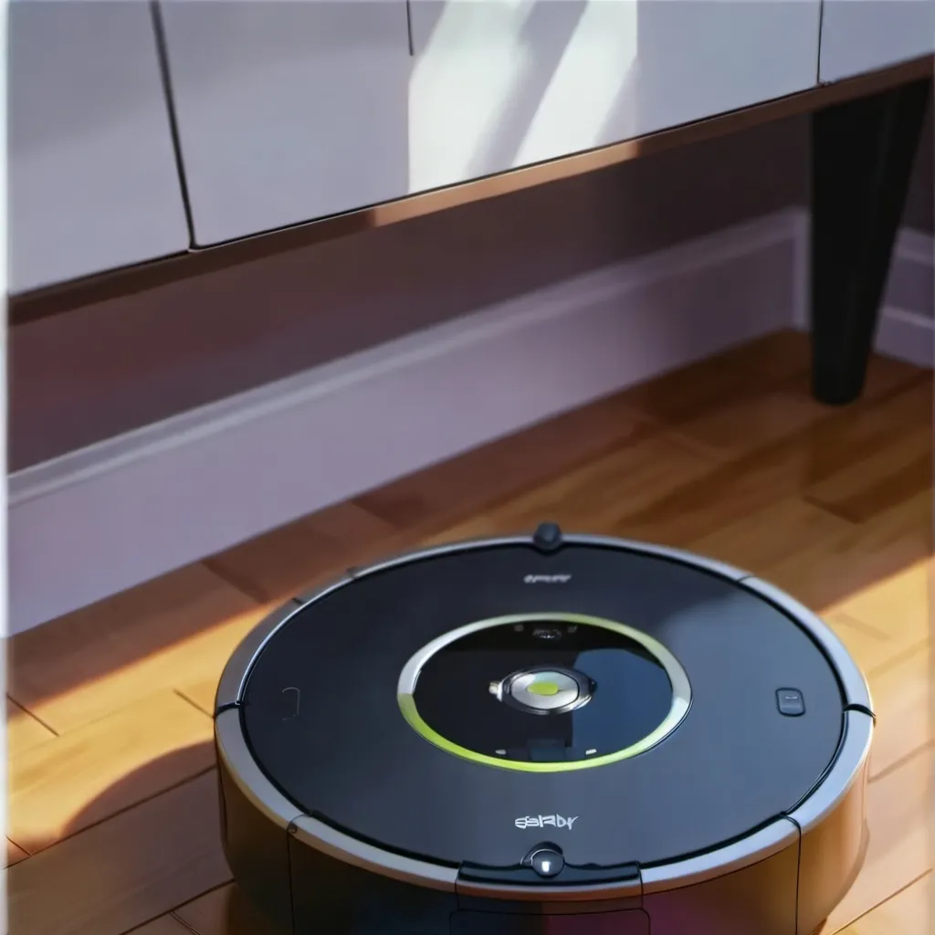 chat with ai character: a roomba