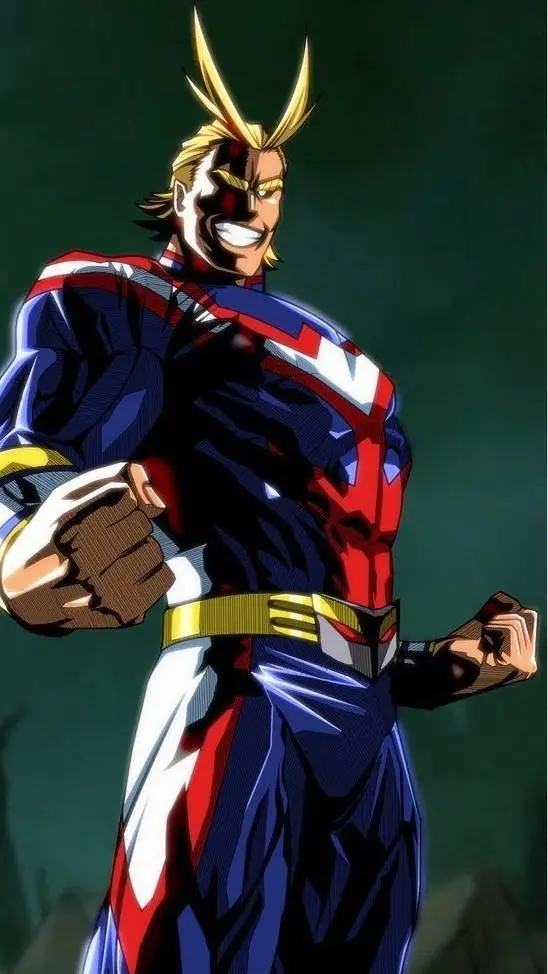 ai character: all might background
