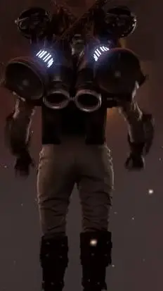ai character: plungerwoman's but background
