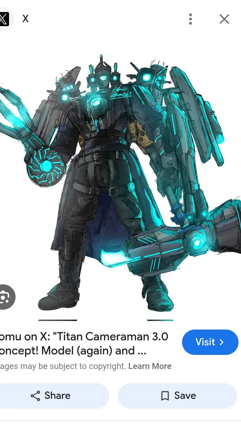 ai character: Titan camera 3.0 background