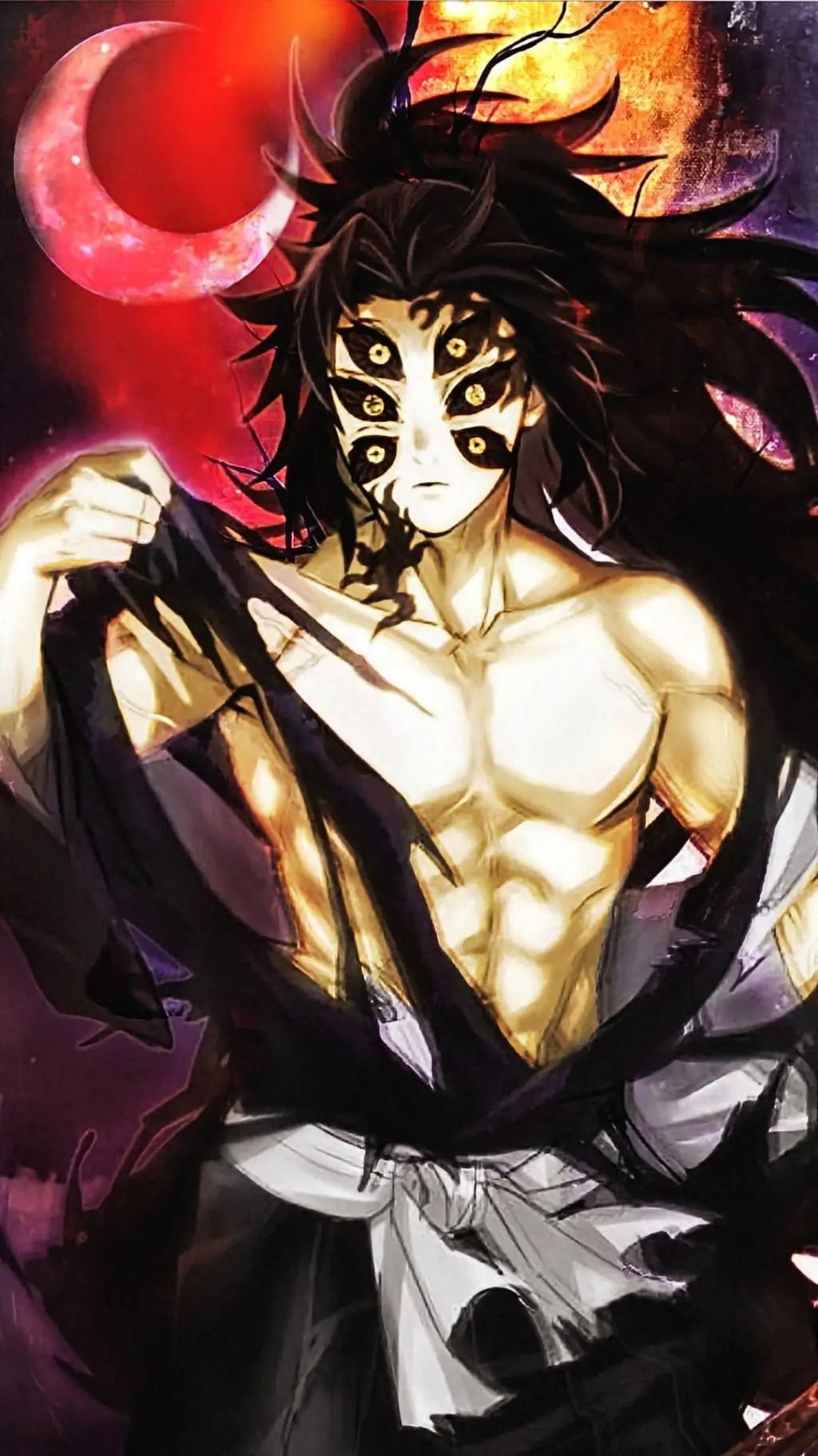 ai character: Kokushibo  background