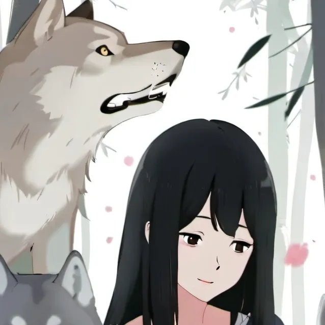 chat with ai character: wolf coreygirl